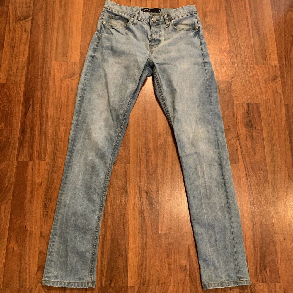 Nineteen 91 Skinny Straight  Blue Jeans